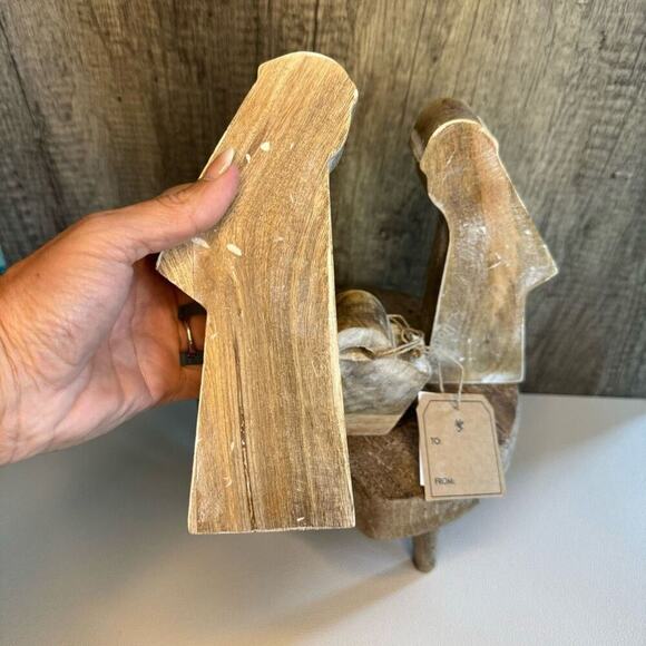 Rustic Nativity Set Christmas Home Decor FAST SHIP NEW - Picture 6 of 8